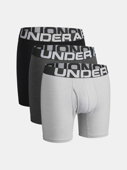 Under Armour Pánské boxerky Under Armour Charged Cotton 6in (3ks)
