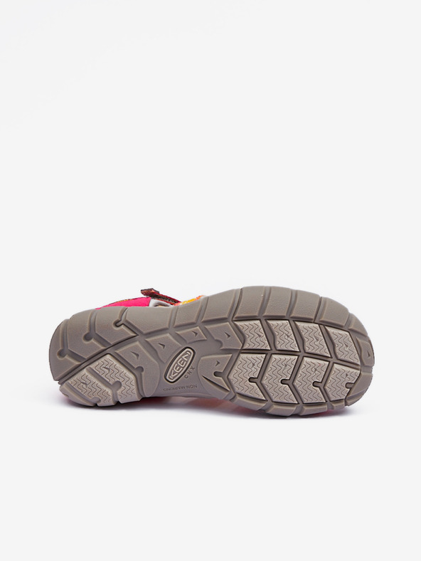Keen Tmavě růžové holčičí outdoorové sandály Keen Seacamp