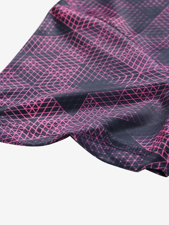 ALPINE PRO Fialovo-růžové dámské tričko ALPINE PRO QUATRA