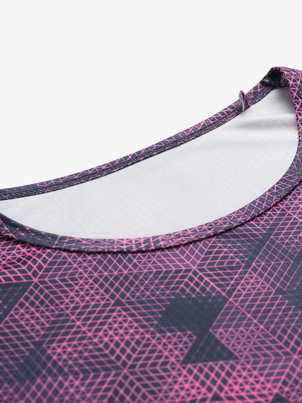 ALPINE PRO Fialovo-růžové dámské tričko ALPINE PRO QUATRA