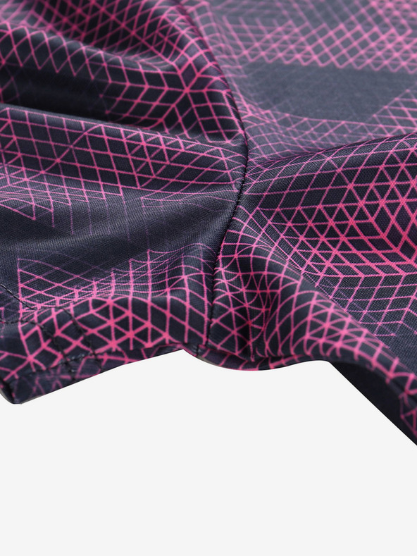 ALPINE PRO Fialovo-růžové dámské tričko ALPINE PRO QUATRA