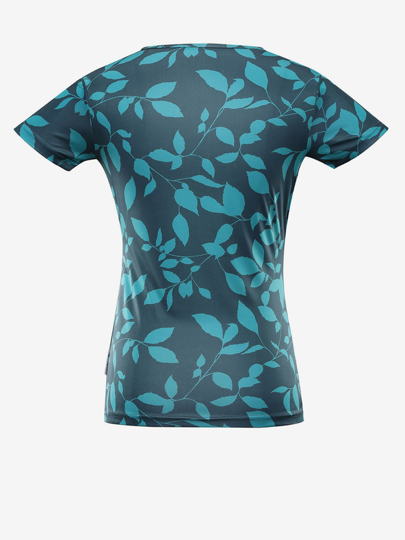 ALPINE PRO Petrolejové dámské tričko ALPINE PRO QUATRA