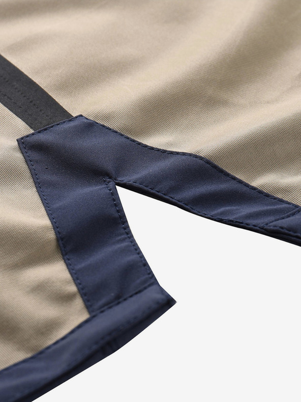 ALPINE PRO Tmavě modrý dámský nepromokavý kabát ALPINE PRO PERFETA