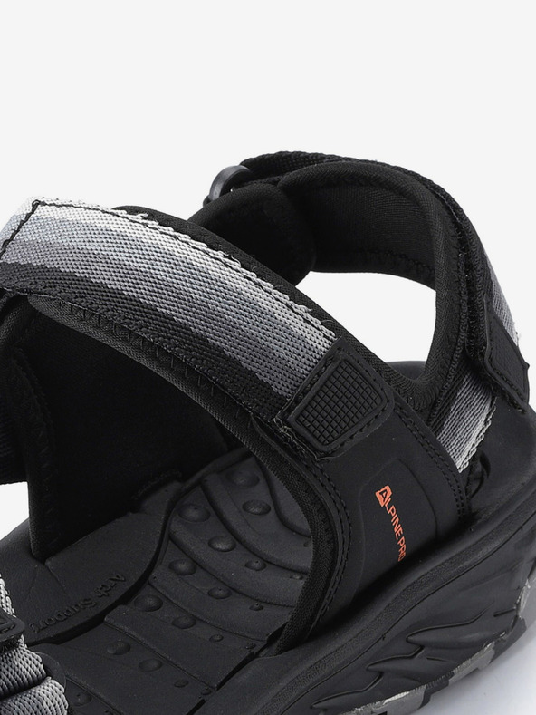 ALPINE PRO Černé pánské sandály ALPINE PRO GERF