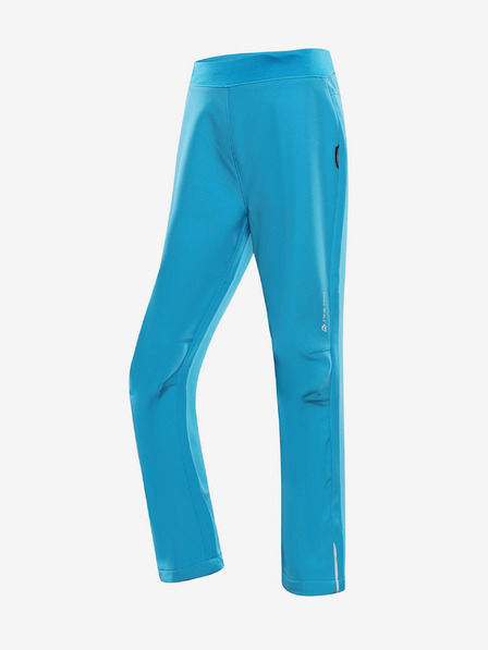 ALPINE PRO Modré dětské softshellové kalhoty ALPINE PRO SMOOTO