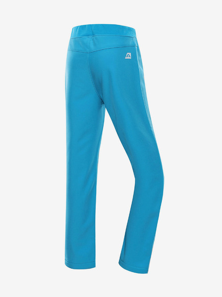 ALPINE PRO Modré dětské softshellové kalhoty ALPINE PRO SMOOTO