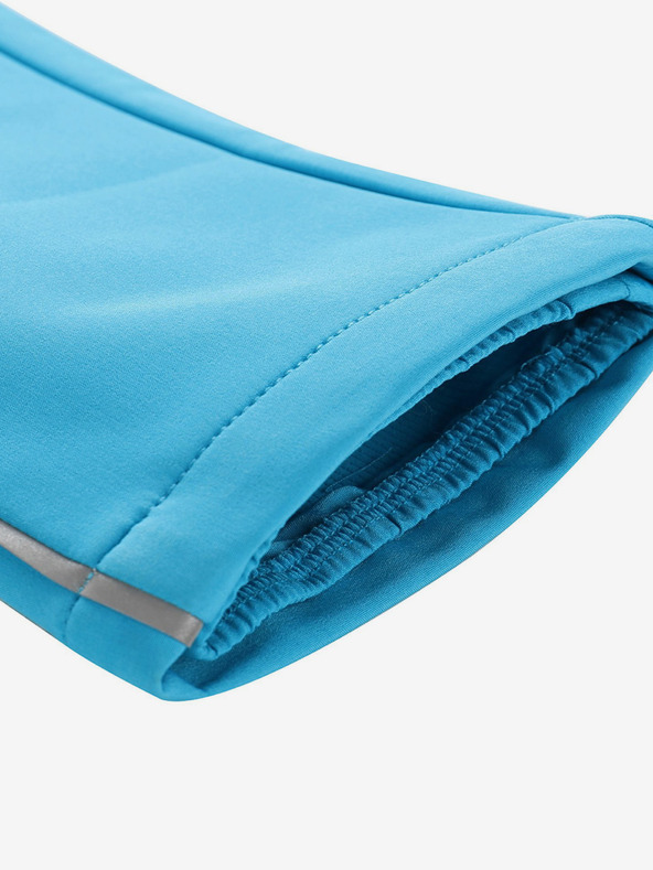 ALPINE PRO Modré dětské softshellové kalhoty ALPINE PRO SMOOTO