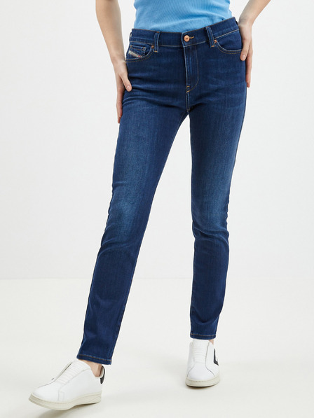Diesel Modré dámské skinny fit džíny Diesel