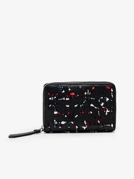 Desigual Černá dámská vzorovaná peněženka Desigual Onyx Marisa