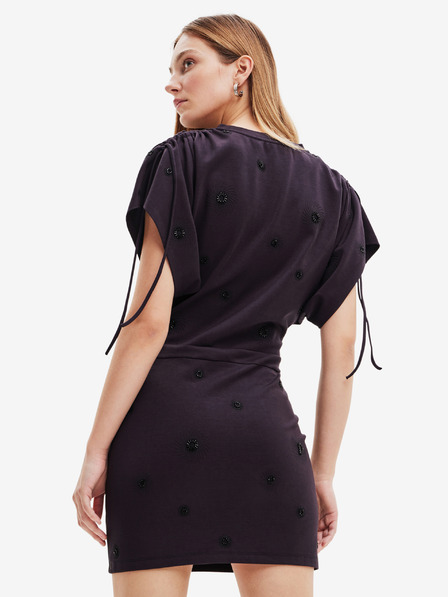 Desigual Černé dámské šaty Desigual Tennessee