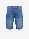 Tom Tailor Denim Modré pánské džínové kraťasy Tom Tailor Denim