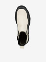 Steve Madden Černo-krémové kožené kotníkové boty Steve Madden Merilyn