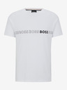 BOSS Bílé pánské tričko HUGO BOSS