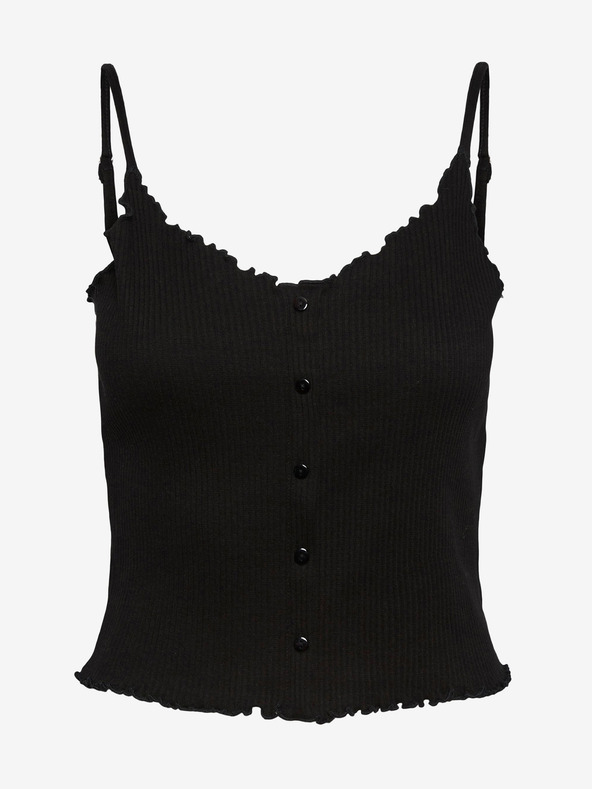 Pieces Černé dámské tílko Pieces Nukisa