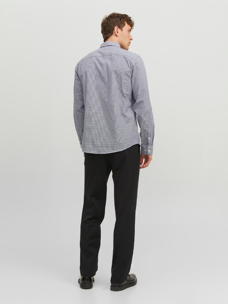 Jack & Jones Tmavě modrá pánská kostkovaná košile Jack & Jones Label