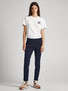 Pepe Jeans Tmavě modré dámské straight fit džíny Pepe Jeans Violet