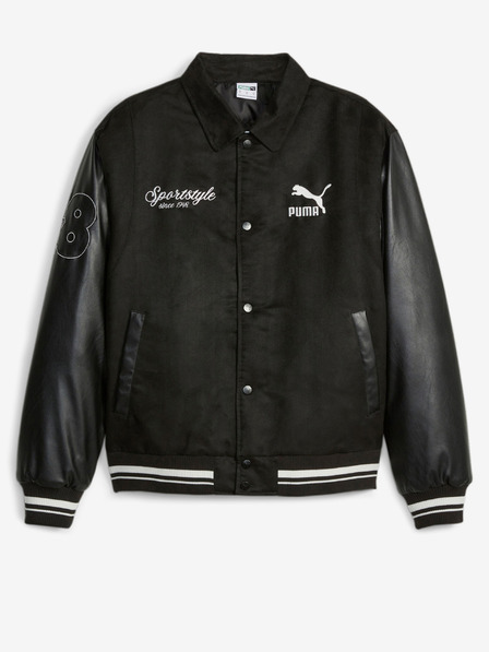 Puma Černá pánská bunda Puma Team Varsity
