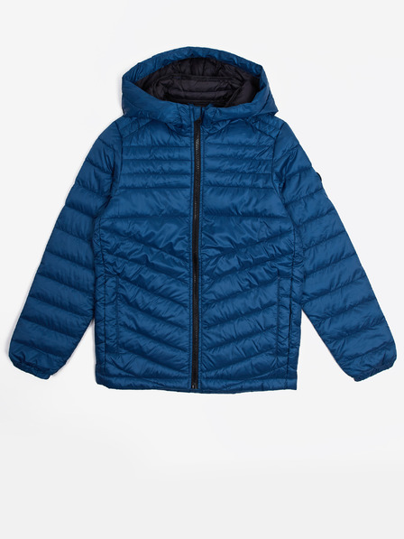 Jack & Jones Tmavě modrá klučičí prošívaná bunda Jack & Jones Hero