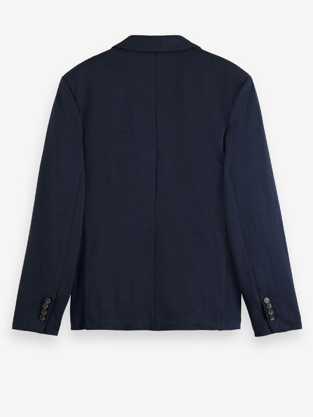 Scotch & Soda Tmavě modré pánské sako s příměsí vlny Scotch & Soda Unconstructed