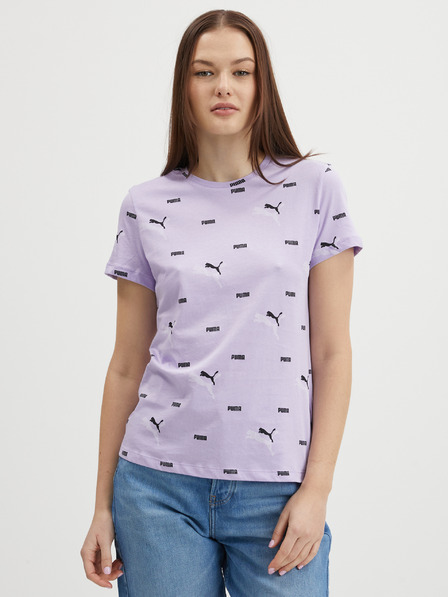 Puma Světle fialové dámské tričko Puma Logo Power