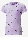 Puma Světle fialové dámské tričko Puma Logo Power