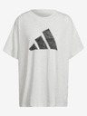 adidas Performance Krémové dámské žíhané tričko adidas Performance
