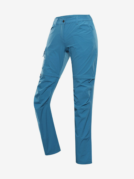 ALPINE PRO Modré dámské outdoorové kalhoty s odepínacími nohavicemi ALPINE PRO NESCA