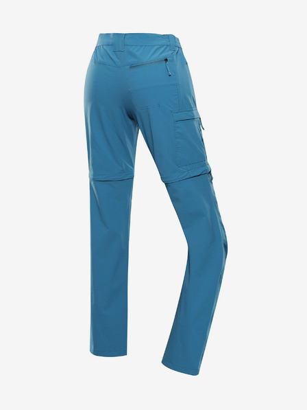 ALPINE PRO Modré dámské outdoorové kalhoty s odepínacími nohavicemi ALPINE PRO NESCA