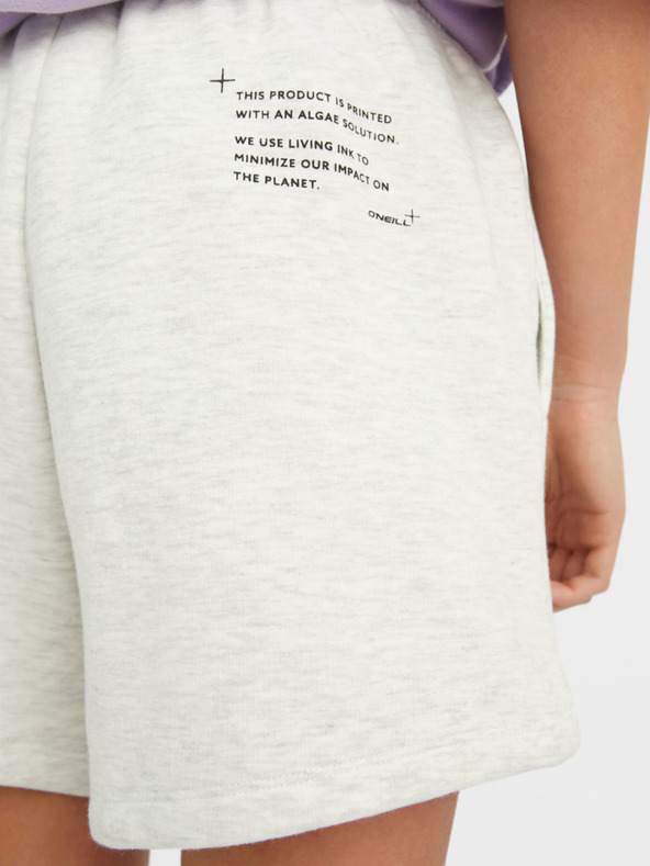 O'Neill Světle šedé dámské teplákové kraťasy O'Neill Future