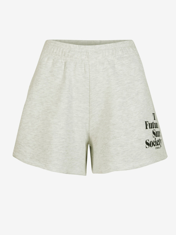 O'Neill Světle šedé dámské teplákové kraťasy O'Neill Future