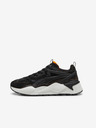 Puma Černé pánské tenisky s koženými detaily Puma RS-X Efekt Perf