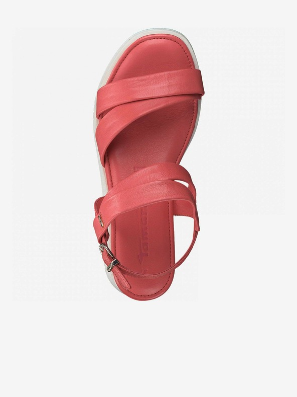 Tamaris Korálové dámské kožené sandály Tamaris