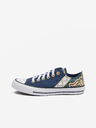 Converse Tmavě modré dámské vzorované tenisky Converse Chuck Taylor All Star Garden Noir