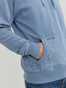 Jack & Jones Modrá pánská mikina s kapucí Jack & Jones Drew