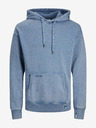 Jack & Jones Modrá pánská mikina s kapucí Jack & Jones Drew