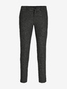 Jack & Jones Tmavě šedé pánské kalhoty s příměsí vlny Jack & Jones Franco