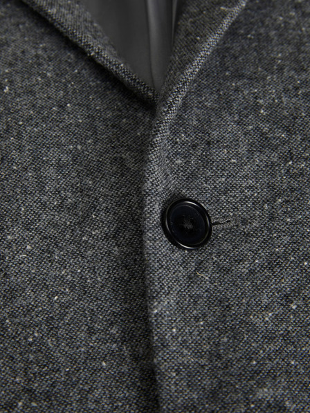 Jack & Jones Šedé pánské sako s příměsí vlny Jack & Jones Franco