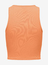 ONLY Oranžové dámské crop top tílko ONLY Belia