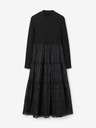 Desigual Černé dámské midišaty Desigual Misha