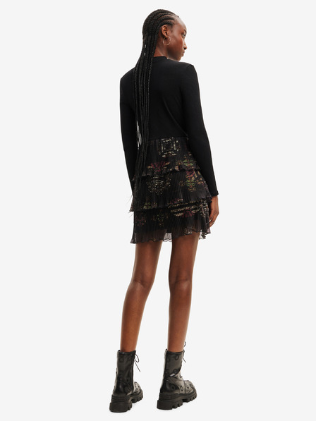 Desigual Černé dámské šaty Desigual Salma