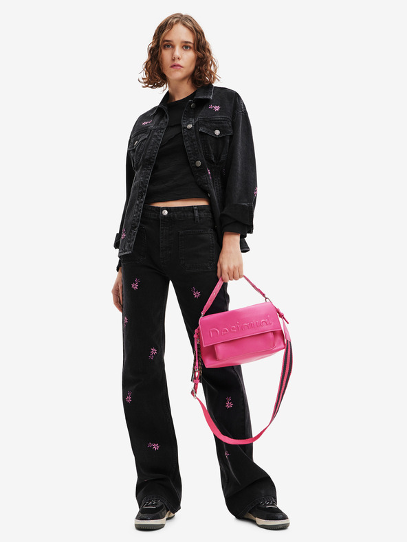 Desigual Černá dámská džínová bunda Desigual Arkansas