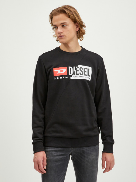 Diesel Černá pánská mikina Diesel