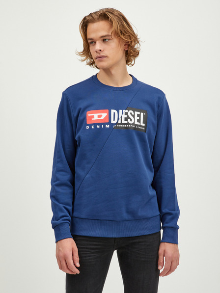 Diesel Tmavě modrá pánská mikina Diesel