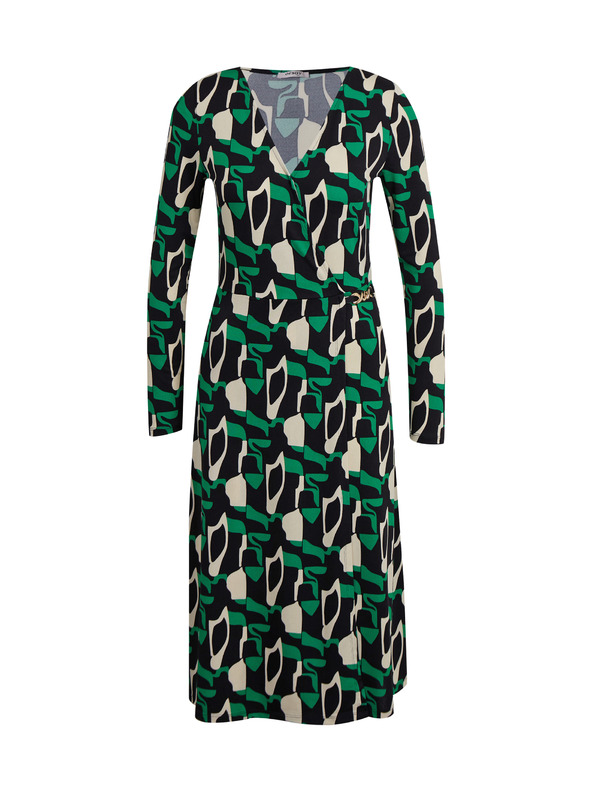 Orsay Zelené dámské vzorované šaty ORSAY