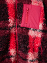 Desigual Růžová holčičí zimní kostkovaná bunda Desigual Blake