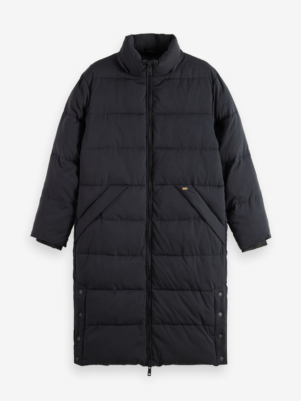 Scotch & Soda Černý dámský kabát Scotch & Soda