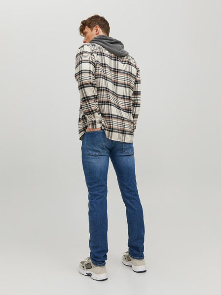 Jack & Jones Modré pánské slim fit džíny Jack & Jones Liam