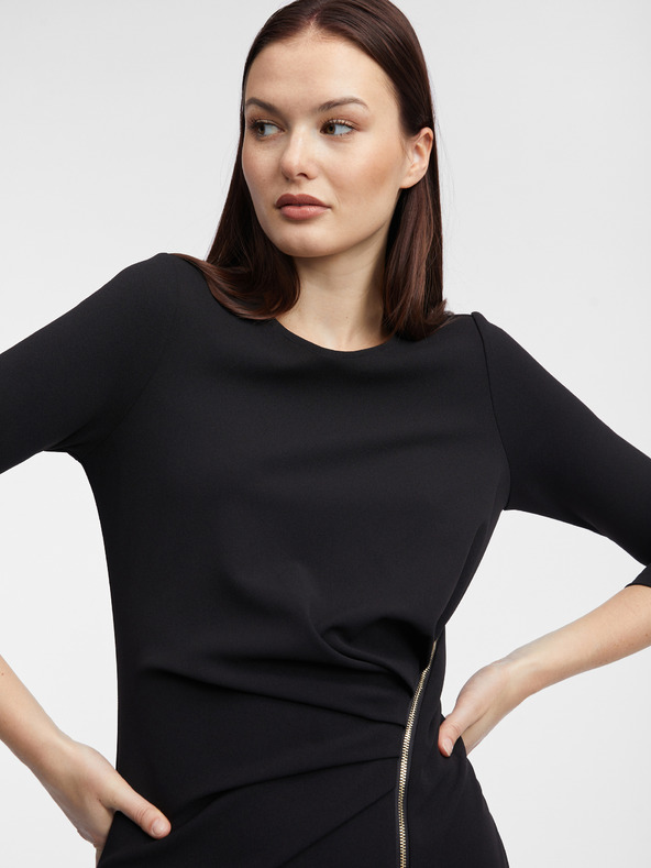 Orsay Černé dámské pouzdrové šaty ORSAY