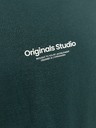 Jack & Jones Tmavě zelené pánské tričko Jack & Jones Vesterbo