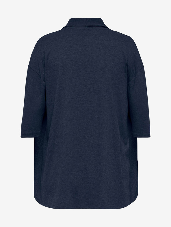 ONLY CARMAKOMA Tmavě modrý dámský kardigan ONLY CARMAKOMA New Carma